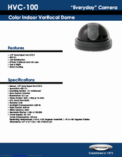 OPTICOM HVC-100 - Datasheet