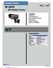 OPTICOM IR-2493 - Datasheet