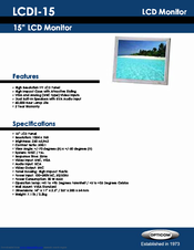 OPTICOM LCDI-15 - Datasheet