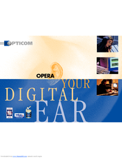 OPTICOM OPERA Workstation Brochure