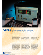 OPTICOM OPERA OPR-002-E1T-P Brochure