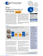 OPTICOM PEVQ Reference