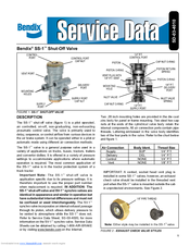 Bendix SS-1 SHUT OFF VALVE Manual