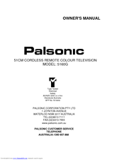 Palsonic MODEL 5160G Owner's Manual