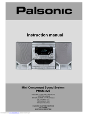 PALSONIC PMSM-225 Instruction Manual