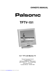 PALSONIC TFTV151 Owner's Manual