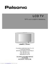 Palsonic TFTV430 User Manual