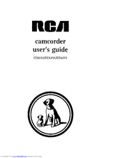 Rca CC6151 - VHS-C Camcorder User Manual