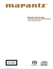 Marantz SA-11S2 User Manual