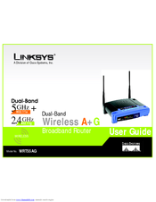 Linksys WRT55AG - Wireless A+G Broadband Router User Manual