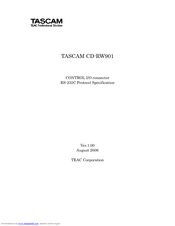 TEAC CD-RW901SL Specification