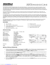 ART DUALXDIRECT Installation And Operation
