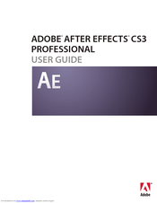 adobe after effects user manual download