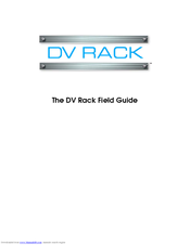 Serious Magic DV RACK Manual
