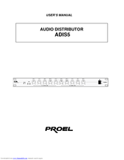 PROEL ADIS5 User Manual