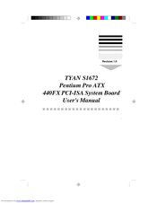TYAN S1672 User Manual