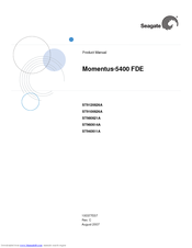 Seagate FDE.2 - Momentus 5400 120 GB Hard Drive Product Manual