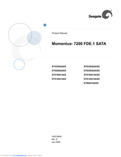 Seagate Momentus ST980414ASG Product Manual
