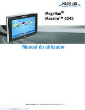Magellan Maestro 4245 Manual Do Utilizador