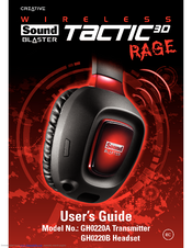Creative Sound Blaster Tactic3d Omega Wireless Manuals Manualslib