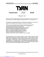TYAN TOMCAT I7221 User Manual