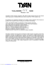 TYAN Trinity i845DDR S2095 Manual