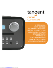 TANGENT CINQUE CD-FM Manual