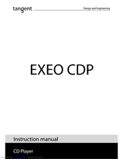 TANGENT EXEO CDP Manual
