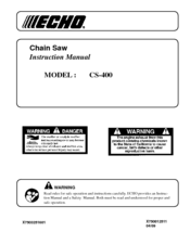 ECHO CS-400 - 04-09 Instruction Manual