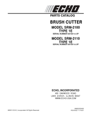 ECHO SRM-2100 TYPE 1E - PARTS CATALOG SERIAL NUMBER 001001 Parts Catalog