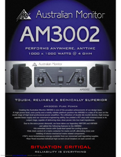 AUSTRALIAN MONITOR AM3002 Specification