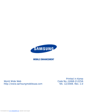 Samsung Wep 650 - WEP650 Bluetooth Headset User Manual
