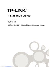 TP-Link TL-SL5428 Installation Manual