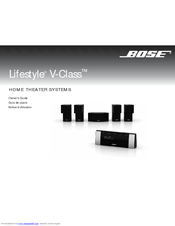 Bose Lifestyle V-Class 41793 Owner's Manual