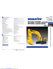 Komatsu PC1250SP-8 Backhoe Brochure