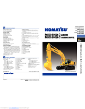 Komatsu PC600-7 Backhoe Brochure