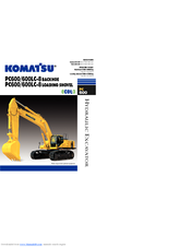 Komatsu PC600-8 BACKHOE Brochure