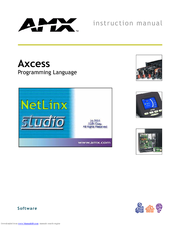 AMX AXCESS CONTROL SYSTEM PROGRAM Instruction Manual