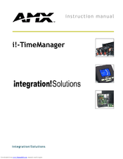 AMX I!-TIMEMANAGER Instruction Manual