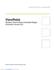 AMX ViewPoint NetWave Series Instruction Manual
