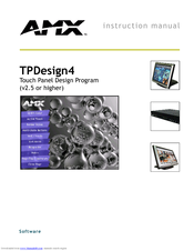 Amx TPDESIGN4 V2.5 Instruction Manual