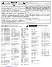 Carvin PA410 Operating Manual