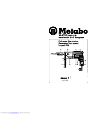 Metabo SB EDV 1000-2 S Manual