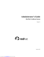 Red Hat CERTIFICATE 7.1 ADMINISTRATOR Administrator's Manual