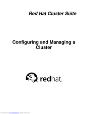 Red Hat Cluster Suite Manual