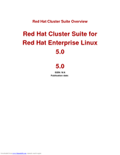Red Hat CLUSTER FOR ENTERPRISE LINUX 5.0 Overview
