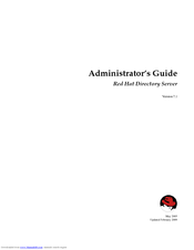 Red Hat DIRECTORY SERVER 7.1 - ADMINISTRATOR Administrator's Manual