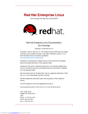 Red Hat ENTERPRISE LINUX Configuration Manual