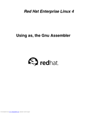Red Hat ENTERPRISE LINUX 4 - USING BINUTILS Using Manual