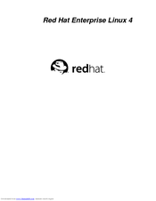 Red Hat ENTERPRISE LINUX 4 Manual
